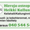 Hieroja-Osteopaatti Heikki Kallunki